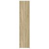 vidaXL ハイボード ソノマオーク 40x42.5x185cm エンジニアリングウッド