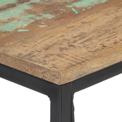 vidaXL コンソールテーブル 110x35x75cm 無垢の再生木材
