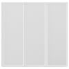 vidaXL シャワーバススクリーンウォール 141x 132 cm 3パネル 折り畳み式