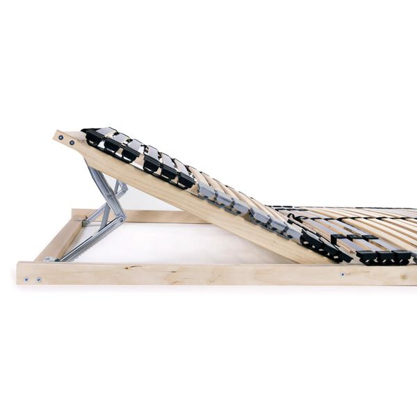 vidaXL すのこベッドベース スラット42本 7ゾーン 70x200cm