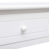vidaXL コンソールテーブル 90x30x77cm 木製 ホワイト