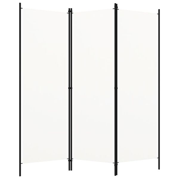 vidaXL 間仕切り 3枚パネル り ホワイト 150x180cm