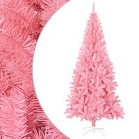 vidaXL フェイククリスマスツリー スタンド付 ピンク 180cm PVC製