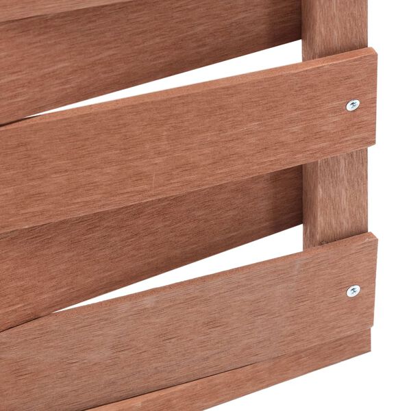 vidaXL フェンスパネル WPC 170x180cm ブラウン