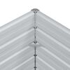 vidaXL ガーデンレイズドベッド 240x80x77 cm 亜鉛メッキ鋼製 シルバー