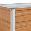 vidaXL ガーデンレイズドベッド 100x40x45 cm 亜鉛メッキ鋼製 シルバー