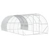 vidaXL 鶏小屋 シルバー 600 x 300 x 200 cm 亜鉛メッキ鋼板