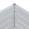 vidaXL ガーデンレイズドベッド 240x80x45 cm 亜鉛メッキ鋼製 シルバー