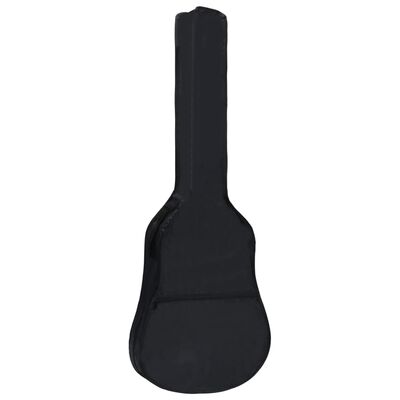 vidaXL ギターバッグ 1/2クラシックギター ブラック 95x36.5cm 布製