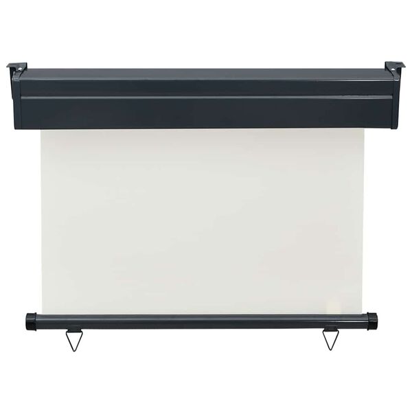 vidaXL バルコニー用 サイドオーニング 105x250cm クリーム
