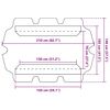 vidaXL ガーデンブランコ専用 交換用キャノピー 150/130x105/70cm ベージュ