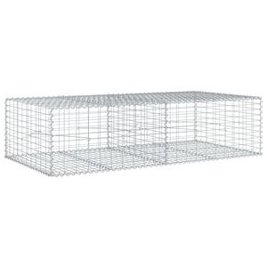 vidaXL 蛇籠バスケット カバー付き 200x100x50cm 亜鉛メッキ鉄