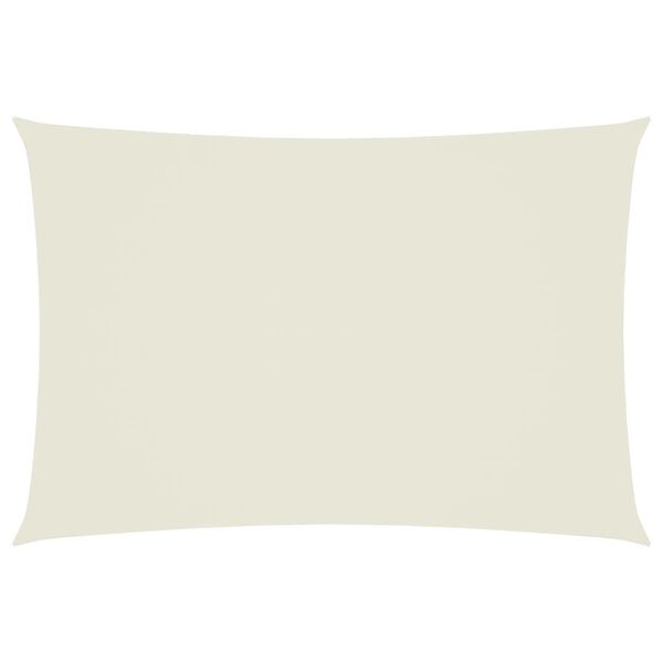 vidaXL サンシェードセイル 2.5x4.5m 長方形 オックスフォード生地 クリーム