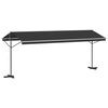 vidaXL 自立型オーニング 600&times;300cm アントラシート