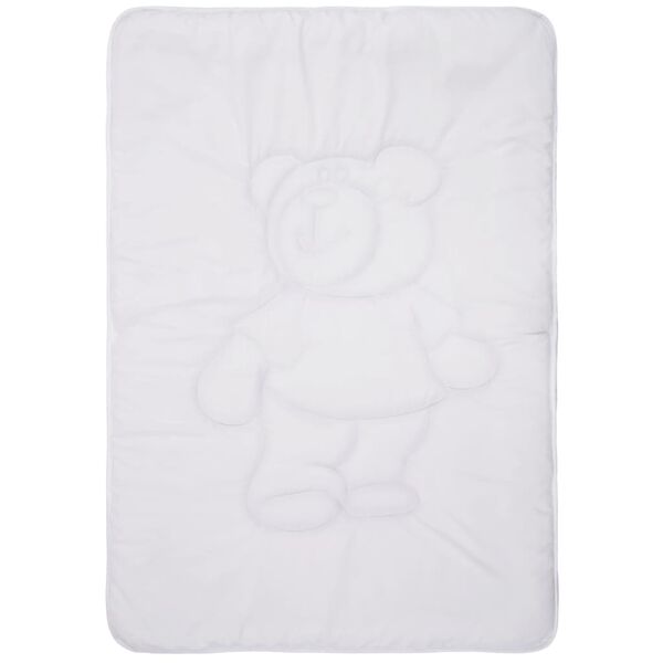 vidaXL 子供用 キルト掛け布団 3点セット ホワイト 100x135cm/40x60cm