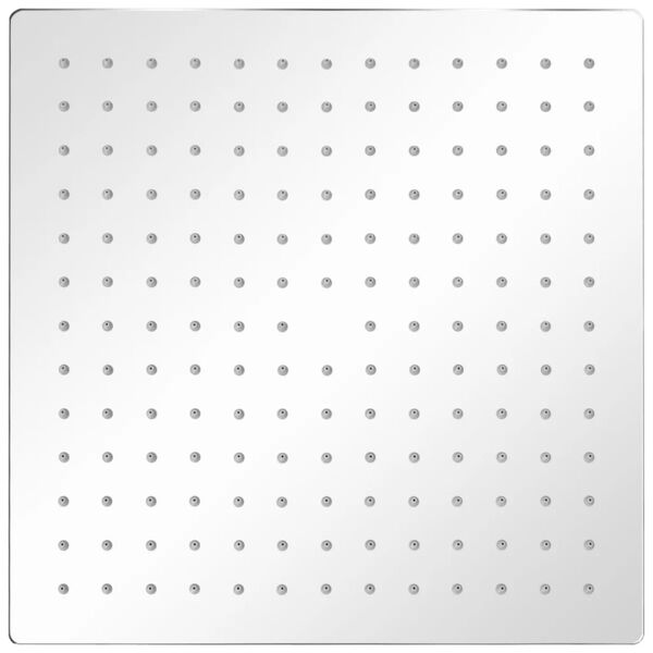 vidaXL レインシャワーヘッド ステンレススチール製 30×30cm 角型