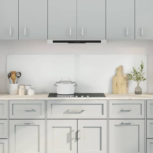 vidaXL キッチンスプラッシュバック 2 pcs トランスペアレント 90 x 50 cm 強化ガラス