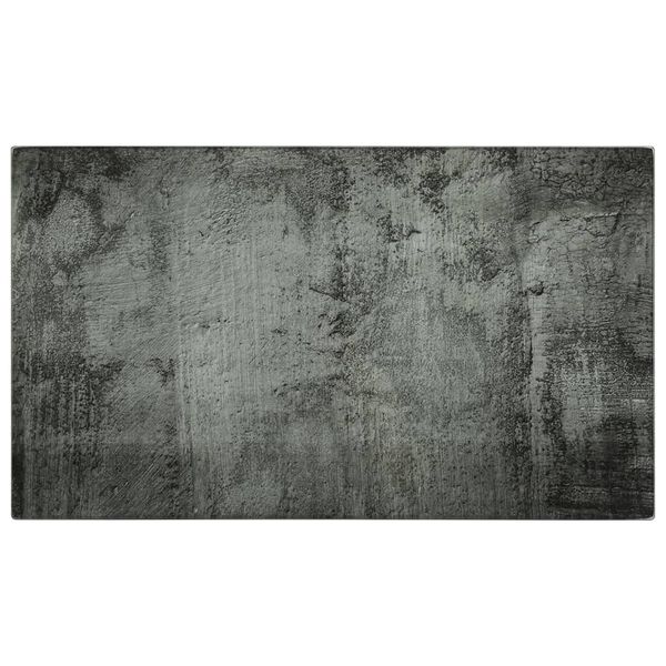 vidaXL まな板 2点 コンクリート柄 強化ガラス