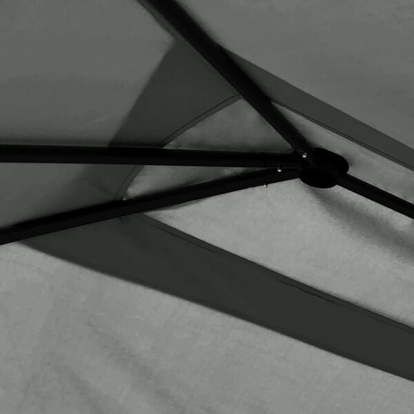 vidaXL ガゼボ 支柱カバー付き 2,98x5,3x2,59m アントラシート 160g/m²