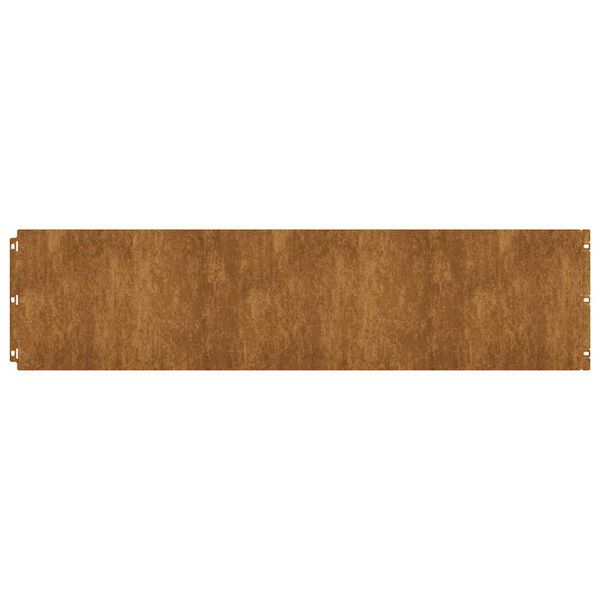 vidaXL 芝生エッジング 20個入り 25x103 cm フレキシブル耐候性スチール