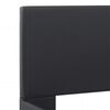 vidaXL ベッドフレーム LEDライト付き ブラック 合成皮革製 120x200cm