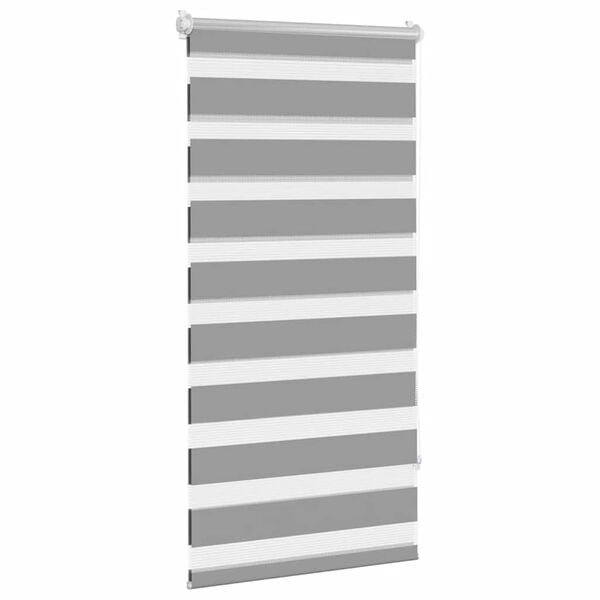 vidaXL ゼブラ ブラインド 80x150cm グレー