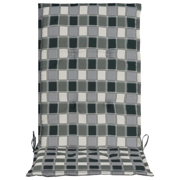 vidaXL ガーデンチェア柄クッション 2点 120x50x3cm マルチカラー