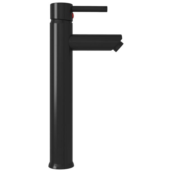 vidaXL バスルームシンク、タップ&プッシュドレーン付き透明強化ガラス