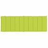 vidaXL サンラウンジャークッション ブライトグリーン 186x58x4cm オックスフォードファブリック