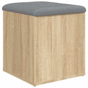 vidaXL 収納ベンチ ソノマオーク 42x42x45 cm エンジニアードウッド