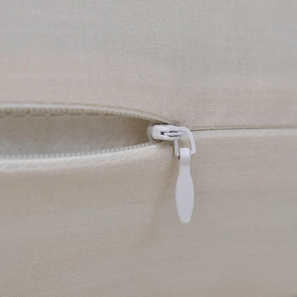 vidaXL クッションカバー4点セット 40x 40 cm コットン ベージュ