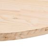 vidaXL テーブルトップ 60x30x2.5 cm 無垢材 パイン材 オーバル
