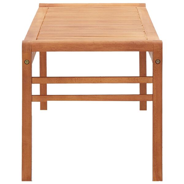 vidaXL 3人掛けガーデンベンチ 150cm ユーカリ無垢材