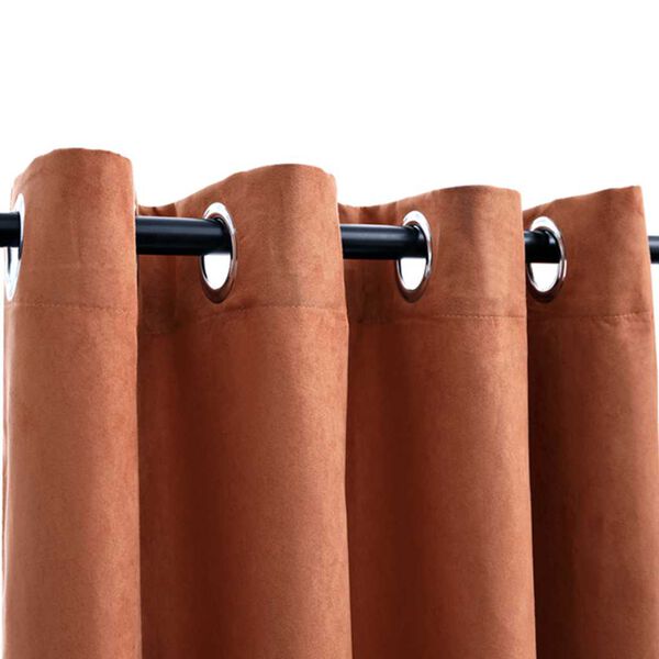 vidaXL 遮光カーテン 2面タイプ 金属リング付き 140x225cm ラスト