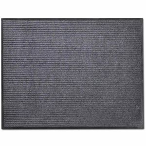 vidaXL 玄関マット グレー 90 x 60 cm PVC製
