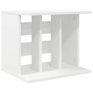 vidaXL ビニールレコード収納 ホワイト 42 x 33 x 36 cm エンジニアードウッド