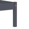 vidaXL ベッドフレーム グレー パインウッド 無垢材 120x200cm