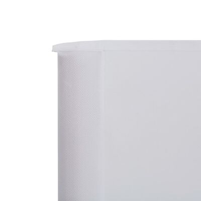 vidaXL 防風スクリーン パネル3枚 布製 400x120cm ホワイト