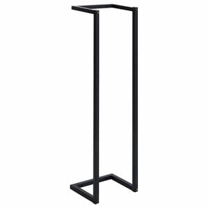 vidaXL タオルラック 25x20x95cm 鉄製 ブラック