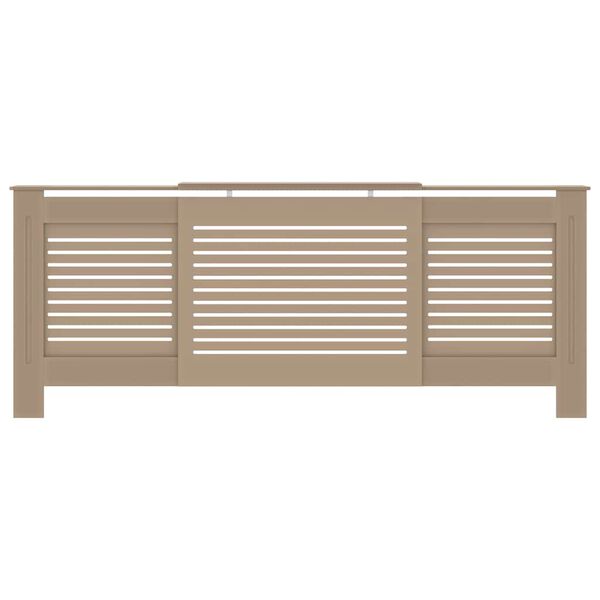 vidaXL ラジエーターカバー 205cm MDF製