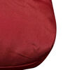 vidaXL 布張り 背もたれ用クッション ワインレッド 120x40x10 cm