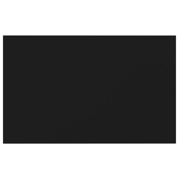 vidaXL 本棚ボード 4点 ブラック 80x50x1.5cm パーティクルボード