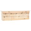 vidaXL スズメ小屋 5部屋付き 68x15x21 cm モミ材