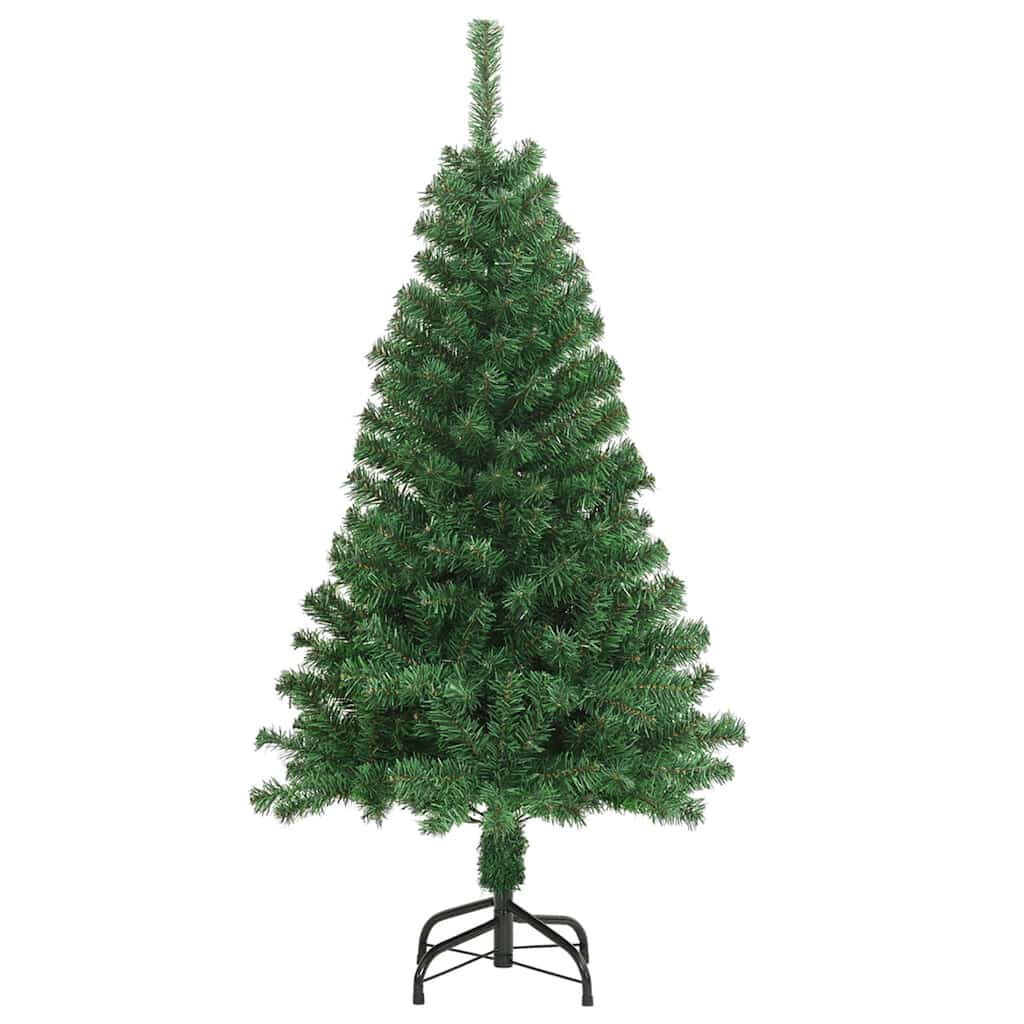 150cm 緑色クリスマスツリー vidaXL 人工クリスマスツリー 太枝付き グリーン 150cm PVC製 | vidaXL.jp