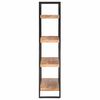 vidaXL 4段 書棚 120x40x180cm アカシア無垢材