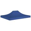 vidaXL パーティーテント専用ルーフ 4.5x3m ブルー 270g/m&sup2;