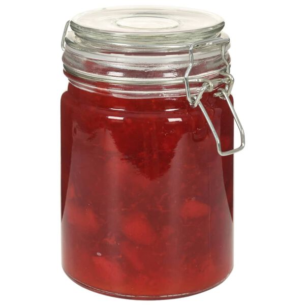 vidaXL 保存瓶 スイングストッパー付き 6点 750ml