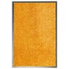 vidaXL 玄関マット 洗濯可能 オレンジ 40x60cm