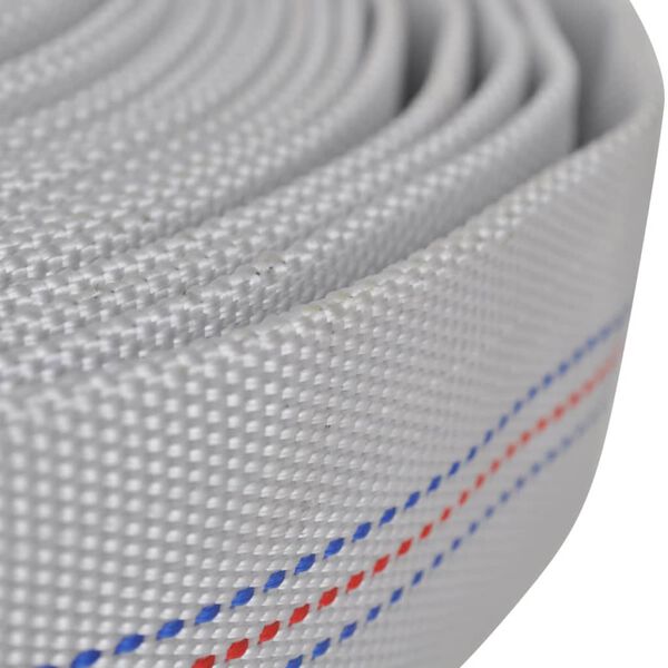 vidaXL 消防ホース フラットホース 30m D-シュトルツカップリング 1インチ付き