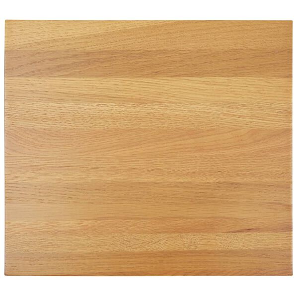 vidaXL エンドテーブル 27x24x37cm オーク無垢材